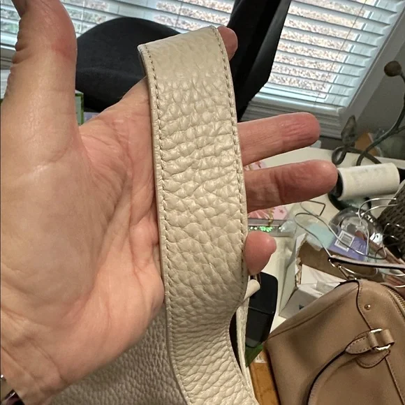 Gorgeous Orciani Italy Bag Hammered Leather - Picture 5 of 10